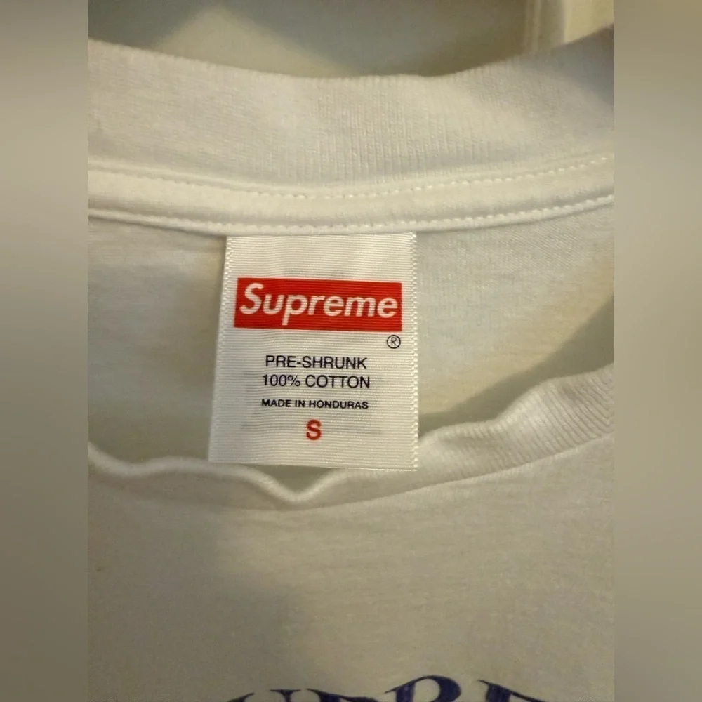 Supreme Skull Tee FW25 White Size Small